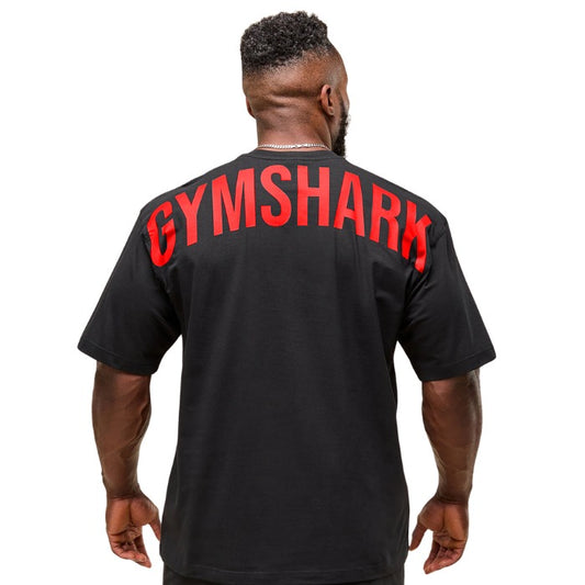 GS Oversized Power Tee - Black/Red