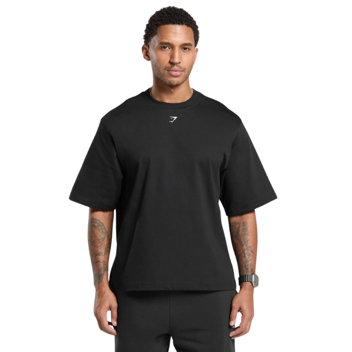 GS "Keep Showing Up" Oversized Tee – Black
