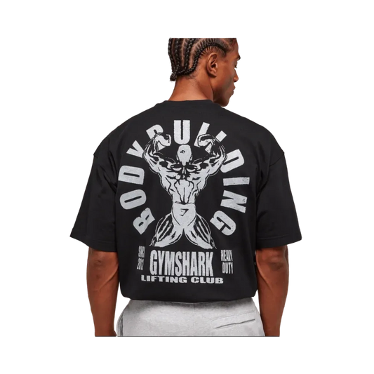 GS Bodybuilding Heavy Duty Tee – Black