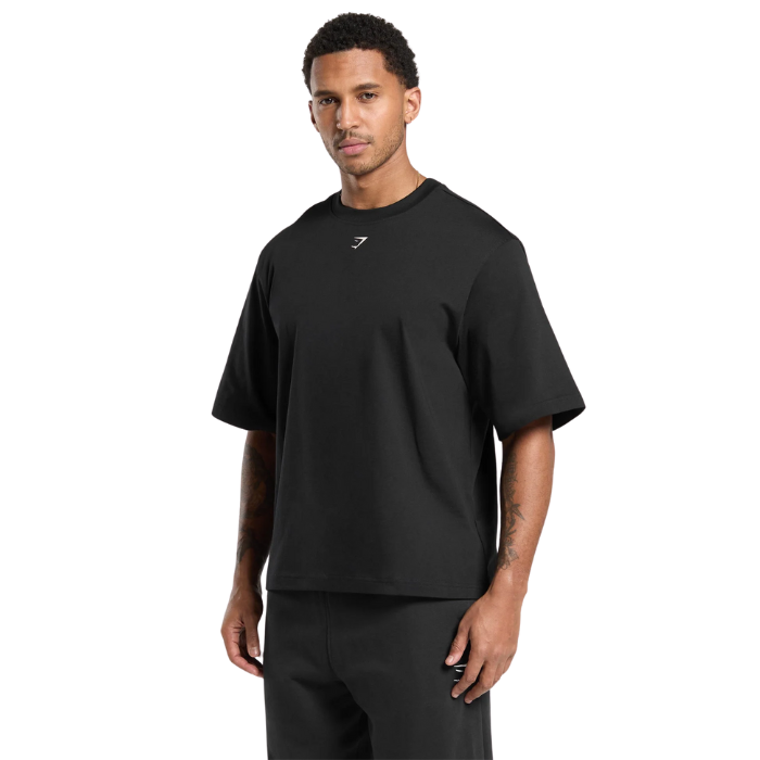 GS "Keep Showing Up" Oversized Tee – Black