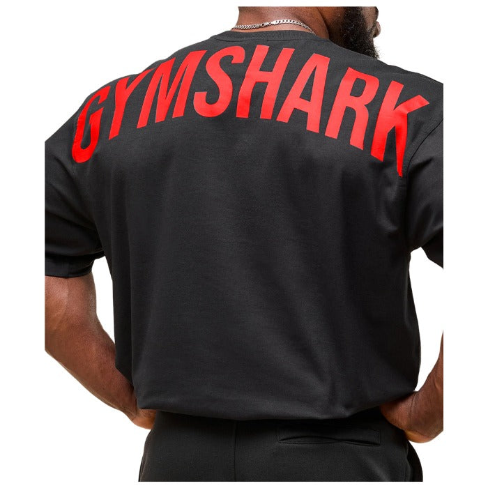 GS Oversized Power Tee - Black/Red