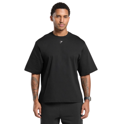 GS "Keep Showing Up" Oversized Tee – Black