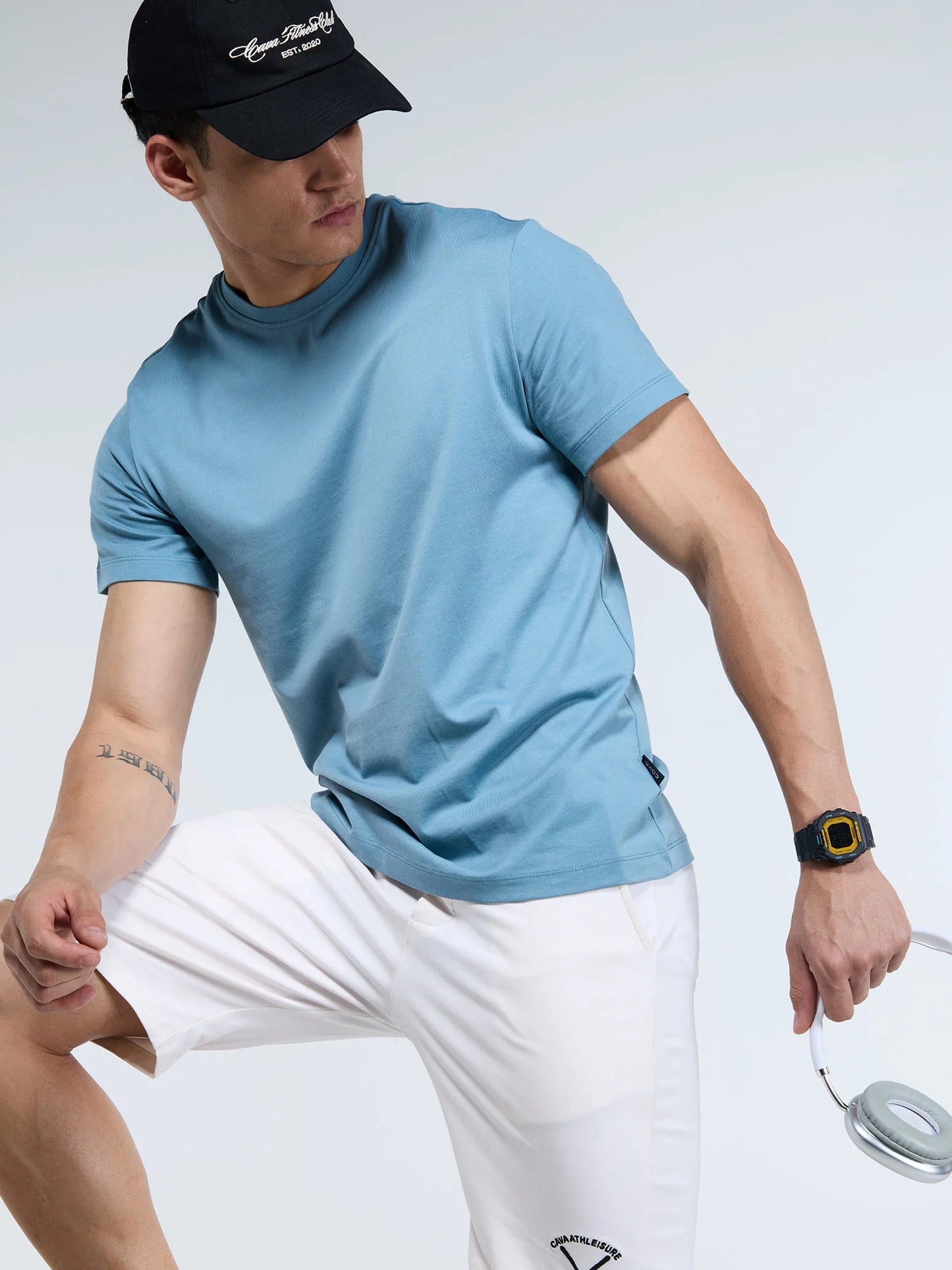 Classic Performance Tee – Sky Blue