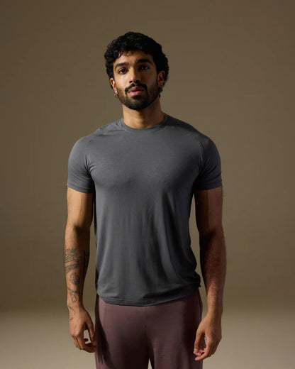 Men’s SculptFit Athletic Tee – Graphite Grey