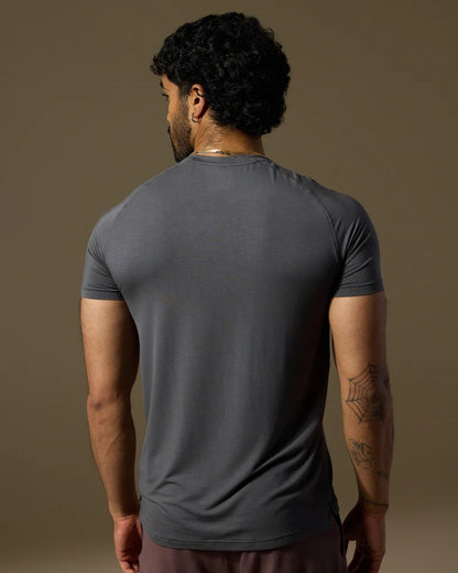 Men’s SculptFit Athletic Tee – Graphite Grey