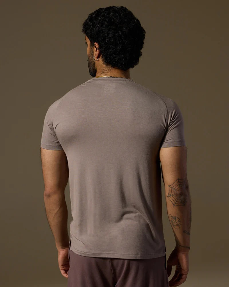 Men’s SculptFit Athletic Tee – Desert Taupe