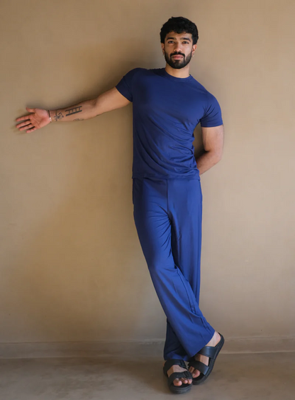 Men’s UltraFlex Fitted Performance Tee – Midnight Blue